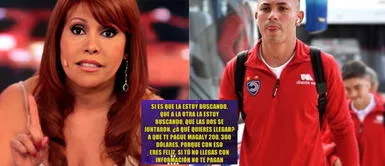 Magaly Medina critica a Jean Deza por maltrato a reportera. Magaly Medina tilda de “malcriado, ignorante y patán” a Jean Deza por maltrato a reportera