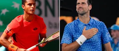 Juan Pablo Varillas enfrentará en los octavos de final del Roland Garros a Novak Djokovic Así fue la reacción de Juan Pablo Varillas tras enterarse que enfrentará a Djokovic