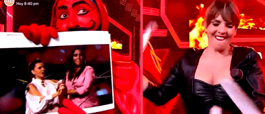 Johanna San Miguel enfurece y rompe las fotografías de Katia Palma EN VIVO Johanna San Miguel enfurece y rompe las fotografías de Katia Palma EN VIVO