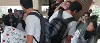 La joven hizo hasta lo imposible para volver con su ex. Estudiante peruana de la Agraria le pide a su ex retomar la relación: "Me portaré bien"
