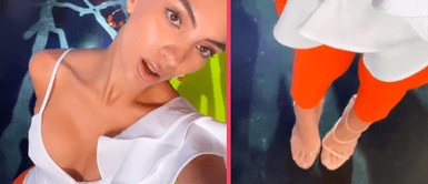 Natalie Vértiz protagoniza bochornoso momento al aparecer con zapatos de distinto modelo Natalie Vértiz protagoniza bochornoso momento al aparecer con zapatos de distinto modelo