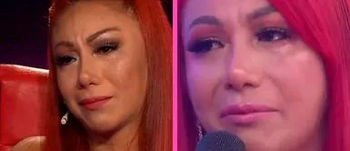 Deysi Araujo rompe en llanto tras ser víctima de extorsión. Deysi Araujo rompe en llanto tras ser víctima de extorsión y lamenta abandonar su hogar: “Jamás expondría a mi familia”