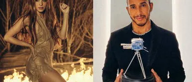 Lewis Hamilton se lució con tremendo regalo. Lewis Hamilton y el lujoso regalo que le dio a Shakira que Piqué jamás pudo igualar