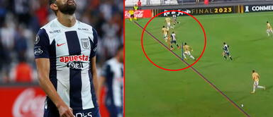 Hernán Barcos: anularon penal para Alianza Lima por posición adelantada Hernán Barcos: Iba a patear un penal, pero lo anularon por posición adelantada