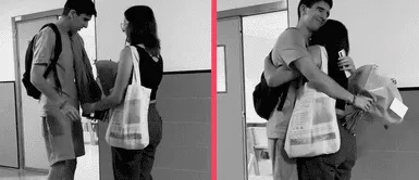 Joven sorprende a su enamorado con un ramo de flores y su reacción de vuelve viral Joven sorprende a su enamorado con un ramo de flores y su reacción de vuelve viral