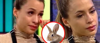 Figueroa contó a lujo y detalle el verdadero motivo por el rompió en llanto en vivo Milett Figueroa llora en vivo al tener que cocinar adobo de conejo en 'El Gran Chef Famosos'