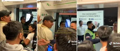 Serrana de m...: usuarios botan a sujeto que insultó a mujer en el tren eléctrico de Lima "Serrana de m...": usuarios botan a sujeto que insultó a mujer en el tren eléctrico de Lima