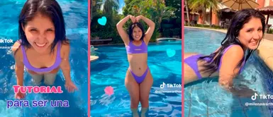 Milena Warthon alborota las redes con tutorial para ser una sirenita Milena Warthon alborota las redes con tutorial para ser una sirenita: "Ponte tu ropa de baño"