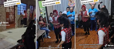Payaso peruano se cola en fiesta familiar y termina contratado: De acá ya no salen Payaso peruano se 'cola' en fiesta familiar y termina contratado: "De acá ya no salen"