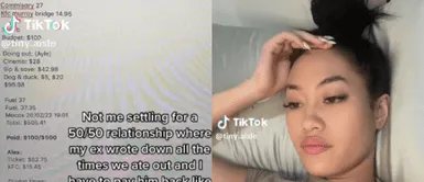 La joven contó su experiencia y se volvió viral en las redes sociales. Novios terminaron y él le cobró la mitad de todo lo que gastó durante el noviazgo