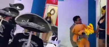 Parroquiano sorprendió a 'cariñosa' con su romántico gesto. Llevó serenata a 'cariñosa' en un prostíbulo y le declaró su amor: "Quiero llevarte a la luna"