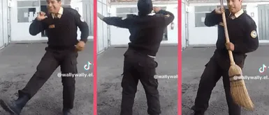 Guachimán se vuelve viral con peculiar baile en su trabajo Vigilante se vuelve viral al hacer ‘El baile del sapito’ en su trabajo
