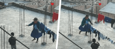 TikTok: nieto y abuela cautivan las redes jugando Niño juega a las 'chapadas' con su abuela y roban sonrisas en redes: "Aprovéchala"