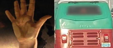 La escena llamó la atención de los transeúntes que pasaban por la zona. Pareja es captada en una fogosa escena en un mototaxi que calentó la fría noche