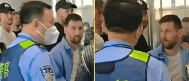 Messi llegó indocumentado al aeropuerto. Lionel Messi fue abordado por la policía tras llegar a China: ¿Qué pasó con el 'crack' argentino?