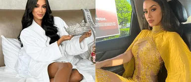 Camila Escribens demuestra su elegancia con sus outfits en redes sociales. Camila Escribens rompe esquemas enfundada en un irresistible traje sastre floral que roba miradas