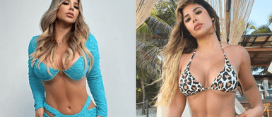 Gabriela Serpa deleita con sus sensuales outfits. Gabriela Serpa rompe corazones en las redes con su seductora minifalda plisada