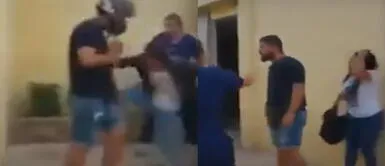 El hombre quedó en 'shock' al ver a su esposa en el hotel. Mujer encuentra a su esposo con amante en hotel, lo encara y la respuesta de él es impactante