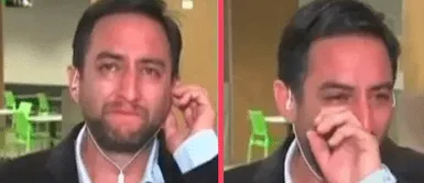 Reportero rompe en llanto tras escuchar tiernas palabras de sus hijos EN VIVO Reportero rompe en llanto tras escuchar tiernas palabras de sus hijos EN VIVO