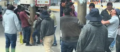 La escena se volvió viral en las redes sociales. Cobradores de Huancayo se pelean por llevarse a un pasajero y el final es impensado: "Ni ella luchó tanto por mí"