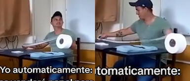 El joven emprendió un negocio que causó furor en las redes sociales. Universitario emprende negocio de venta de papel higiénico y es furor en TikTok: "Quiere ser su propio jefe"
