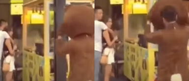 Conoce el desenlace de esta historia de traición que impactó a las redes sociales. Joven se viste de oso para sorprender a su novia, pero la encuentra con otro y sucede lo impensado