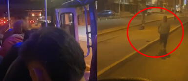 El cobrador corrió por un largo tramo para alcanzar el micro. Chofer de micro se olvida de su cobrador en plena carretera y sucede lo inesperado