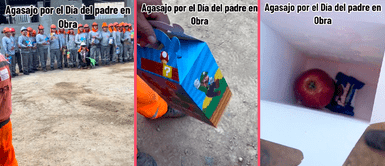 Obreros enseñan qué les dieron de sorpresa por el Día del Padre y genera indignación Obreros enseñan qué les dieron de sorpresa por el Día del Padre y genera indignación: "Es una burla"