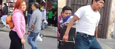 La venezolana se quedó maravillada al ver al peruano bailar. Venezolana queda fascinada al ver bailar a un peruano en el Centro de Lima: "Me enamoré"