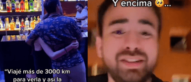 El joven quedó con el corazón roto al ver a su novia con otro. Viajó más de 3000 kilómetros para ver a su novia, pero la encuentra con otro y la respuesta de ella se vuelve viral