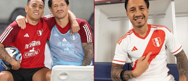 Gianluca Lapadula y Christian Cueva están juntos en Japón. Este es el inesperado beso de Christian a Gianluca Lapadula: "Cueva, tu esposa se va a poner celosa"