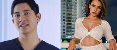 Maricielo Effio con Víctor Fong, cirujano tildado de carnicero que le hizo mal el ombligo Maricielo Effio indignada tras las declaraciones de Víctor Fong