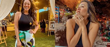 Cathy Saenz demostró su verdadero estilo en redes sociales. Cathy Saenz trae de vuelta las sandalias gladiador con un impactante outfit que marca tendencia