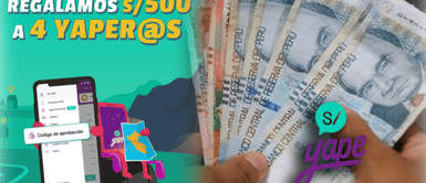 Yape regala dinero a sus usuarios Yape regala S/. 500 soles a sus fieles 'yaperos': paso a paso para ser uno de los ganadores