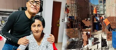 Chino Risas le regala a su madre una casa. Chino Risas cumplió el sueño de construirle una casa a su madre