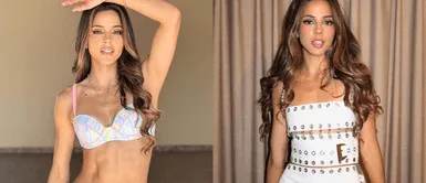 Luciana Fuster causó sensación en el Miss Grand Perú. Luciana Fuster derrocha elegancia luciendo un vestido glitter en entrevista con el jurado del Miss Grand Perú