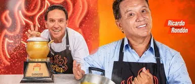 Rondón es el flamante ganador de la primera temporada de ‘El Gran Chef Famosos Ricardo Rondón es el ganador de 'El gran chef famosos'