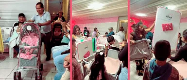 Huancaínos se lucen con lujosos regalos en babyshower ¡No solo bodas! Huancaínos se lucen con lujosos regalos en babyshower: "Quiero nacer en Huancayo"