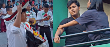 El joven se llevó una gran sorpresa al llevar serenata a su ex. Joven llevó serenata para reconquistar a su ex, pero se llevó una gran sorpresa