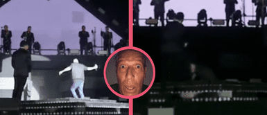 Raúl Romero se cae en pleno concierto Raúl Romero tropieza en pleno concierto con el ‘Grupo 5' y lo resuelve de peculiar manera