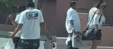 El comportamiento de la señora causó indignación en los usuarios. Mujer provoca la ira de las redes al amarrar a su pareja con correa para ir al mercado: "Ni a una mascota se trata así"