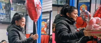 La venezolana rompió en llanto al recibir la romántica sorpresa. Venezolana recibe romántica sorpresa de peruano y escena conmueve a miles: "Eres lo mejor que me pasó"