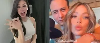 Sir Winston bromea con las cirugías plásticas de Sheyla Rojas. Sir Winston lanza advertencia a Sheyla Rojas sobre sus cirugías plásticas: “No te voy a pagar otra liposucción”