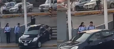 El conductor recibió críticas de los usuarios en las redes sociales. Chofer imprudente invade la vereda con su carro y causa indignación entre los usuarios en las redes sociales