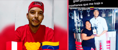 Venezolano se quiebra al recordar a peruanos que le enseñaron a cocinar Venezolano se quiebra al recordar a peruanos que le enseñaron a cocinar: "Llevé su gastronomía a mi país"