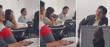 Peruana sorprende a su profesor al llevar a su mascota en su mochila a clases: Tiene dependencia Peruana sorprende a su profesor al llevar a su mascota en su mochila a clases: "Tiene dependencia"