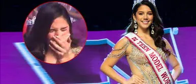 Gaela Barraza rompe en llanto tras ganar el Miss Teen Model World 2023 Gaela Barraza dedica la corona del Miss Teen Model World 2023 a su madre
