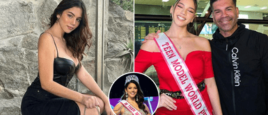 Gaela Barraza se corona como la Miss Teen Model World. Gaela Barraza arrasó en un vestido de pedrería que la llevó a la victoria en el Miss Teen Model World