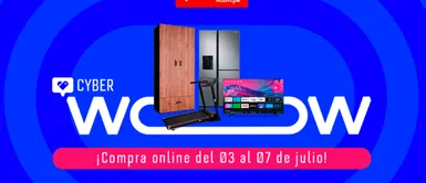 Fuente: Difusión Cyber Wow 2023: Encuentra los mejores productos de tecnología en plazaVea
