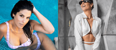 María Pia Copello deslumbra con sus outfits en redes sociales. María Pia Copello brilla como una diva con un atrevido top metalizado y mangas de plumas